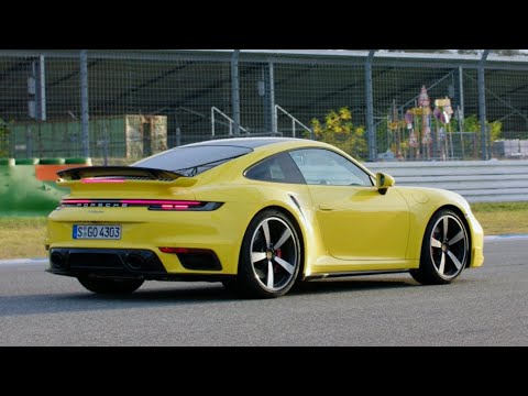 2021 Porsche 911 (992) Turbo - EXHAUST SOUND, launch control & DRIVING at track (Sport Exhaust)