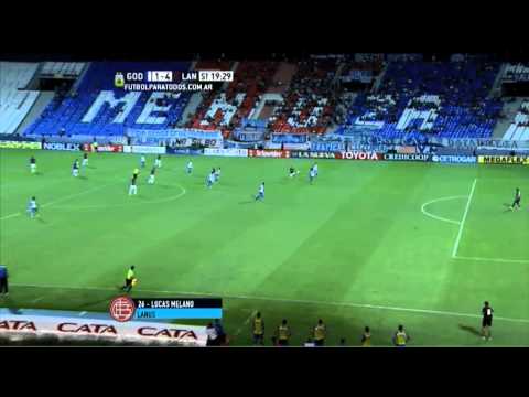 Gol de Melano.Godoy Cruz 1 Lanús 4.Fecha 5.Torneo Primera División 2015.FPT