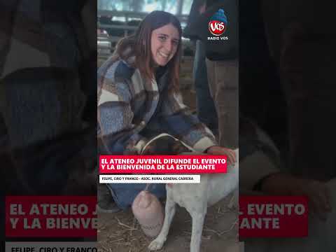 GENERAL CABRERA: YSYS AUDY ESTUDIANTE FRANCESA.