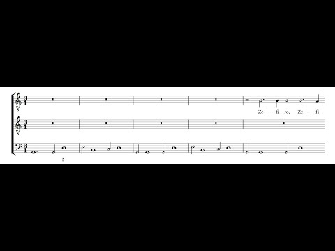 CLAUDIO MONTEVERDI: Zefiro torna e di soavi accenti (Ciaccona) PDF SCORE