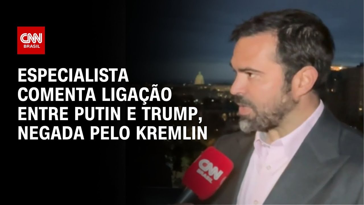 Especialista comenta ligação entre Putin e Trump, negada pelo Kremlin | CNN NOVO DIA
