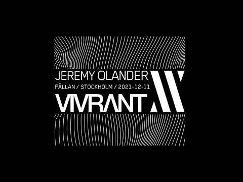 Jeremy Olander @ Vivrant, Fållan Stockholm, Sweden 2021-12-11