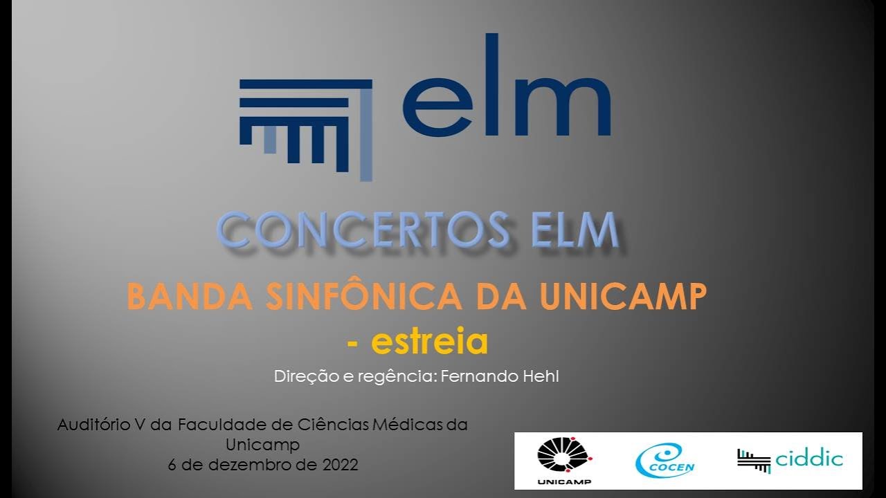 Banda Sinfônica da Unicamp - Concerto de Estreia
