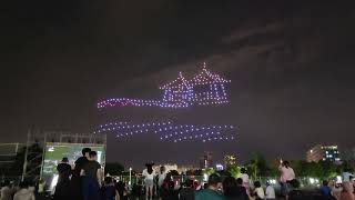 無人機展演 #湖心亭 #珍珠奶茶 #棒球  #魅力台中之夜20231009