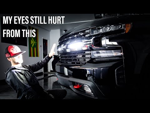 Rough Country Black Series LED LIGHT BARS: '19 - '21 Silverado