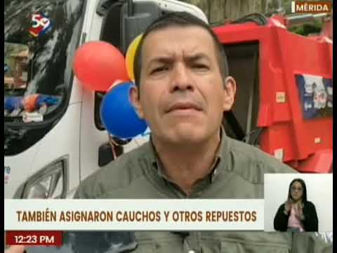 Mérida| Entrega de camiones compactadores para bienestar y limpieza del Mpio. Santos Marquina