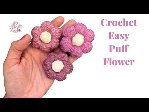 Crochet Puff Flower Tutorial: Step-by-Step Guide for Beginners