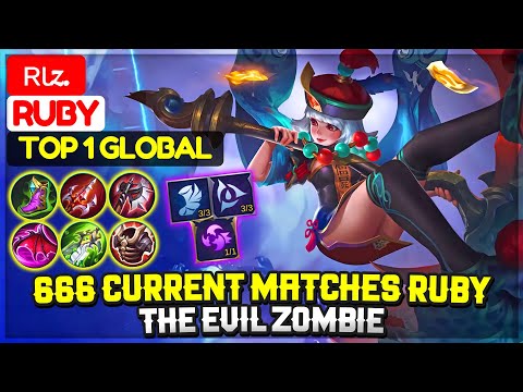 666 Current Matches Ruby, The Evil Zombie [ Top 2 Global Ruby ] ʀιz. - Mobile Legends