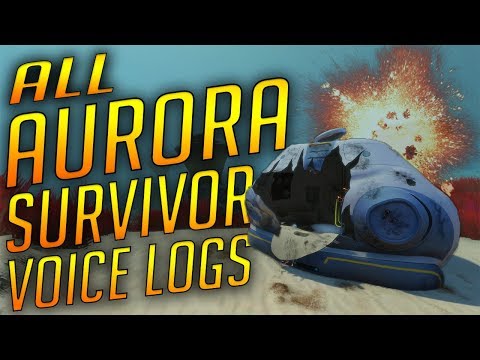 ALL AURORA LIFE-POD VOICE LOGS (NEW WITH VOICE ACTING) | Subnautica