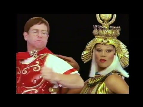 Elton John & RuPaul - Don't Go Breaking My Heart ( Moroder 12" Mix) Music Video