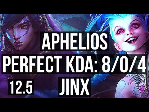 APHELIOS & Lulu vs JINX & Sona (ADC) | 8/0/4, Legendary, 500+ games | NA Diamond | 12.5