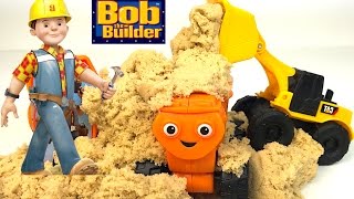 BOB THE BUILDER MASH AND MOLD PLAYSET WITH BOB TINY DIZZY MOLDABLE PLAYSAND