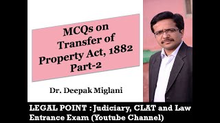 Download Lagu MCQs onTransfer of Property Act, 1882 Part-2 by Deepak Miglani Thumbnail