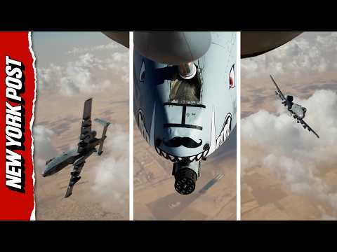A-10 Thunderbolt II Attack Aircraft Deployed to Target Boats Ambushing Ships in The Strait of Hormuz