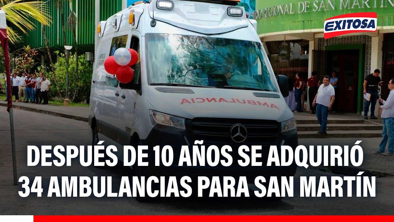 🔴🔵 Estas ambulancias fueron adquiridas bajo la modalidad de obras por impuestos