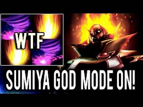 Invoker God Mode ON by SumiYa Immortal Genius Gameplay 7.06 Dota 2