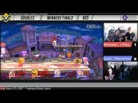 BoiseLAN Invitational: Monster_ + Pow vs. Dank + Marathon - Smash 4 Doubles Winners Finals