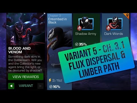 Variant #5 Ch. 3.1 - vs Quake, Ghost, Yondu, Cap America, Elektra, Nebula, Symbiote Spiderman | MCOC