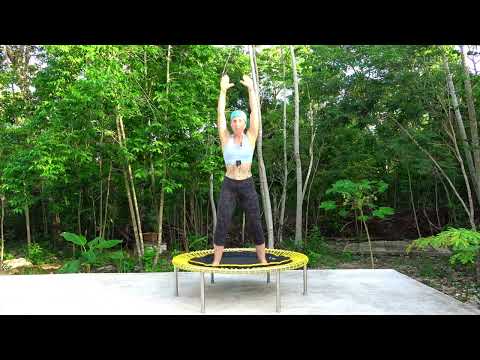 15 Minuten Lymphdrainage mit Rebounding auf einem Bellicon-Trampolin. November 2024. 120 BPM