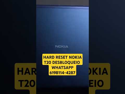 HARD RESET NOKIA T20 DESBLOQUEIO