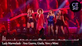 Lady Marmalade - Ana Guerra, Gisela, Vero y Mimi (Gala Navidad) OT 2017 [Audio de Estudio]