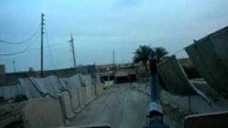 preview picture of video 'Guard duty in Iraq at JSS Casino - Humvee'