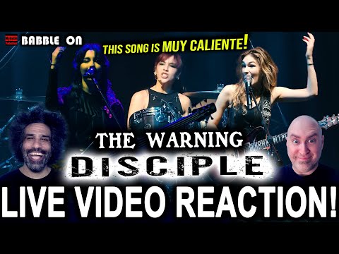 THE WARNING - DISCIPLE (Live) FIRST-TIME Reaction (Mexican Rock Trio) #rock #mexico #awesome 🔥🤘😁🤘🔥