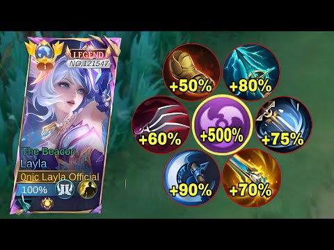LAYLA BEST HIGH DAMAGE HACK BUILD 2025!😱 THIS BUILD IS LITERALLY BROKEN! (PLS TRY THIS BUILD) - MLBB