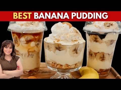 The BEST Banana Pudding Recipe | Creamy, Crunchy & Easy to Make