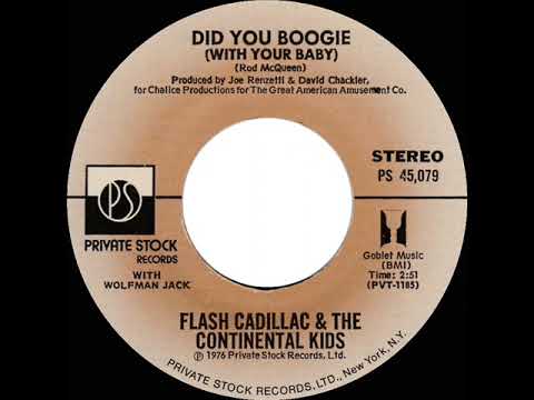 1976 HITS ARCHIVE: Did You Boogie (With Your Baby) - Flash Cadillac (stereo--Wolfman Jack version)