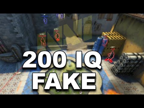 NAVI 200iq fake to enter free bombsite vs Heroic at Blast Premier