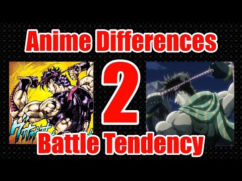 JoJo Anime & Manga Differences Part 2 - Battle Tendency