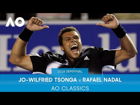 Jo-Wilfried Tsonga v Rafael Nadal | Australian Open 2008 Semifinal