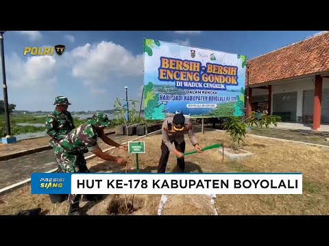 KAPOLRES BOYOLALI MENANAM POHON SAAT RAYAKAN HUT KE-178 KABUPATEN BOYOLALI