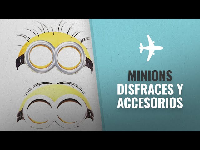 Vídeo relacionado con MFAZ Morefaz Ltd Gafas de Minion para disfraz de Gru, mi villano favorito, gafas para adultos, gorro amarillo, Gorra amarilla + gafas dobles, Taille unique