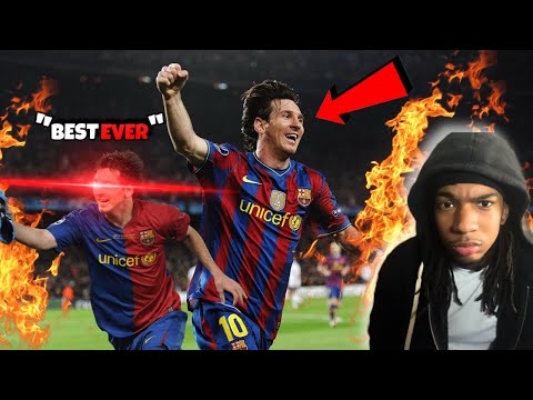 AMERICAN REACTS TO LIONEL MESSI FOR THE FIRST TIME!