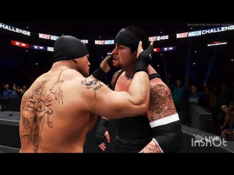 WWE UNDERTAKER vs BROCK LESNAR OLD SCHOOL MATCH | WWE2K20