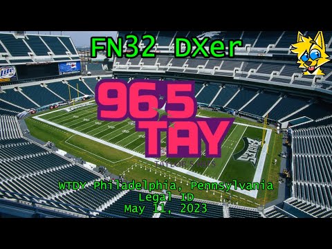 96.5 TAY | WTDY Philadelphia, Pennsylvania Legal ID (5/11/2023)