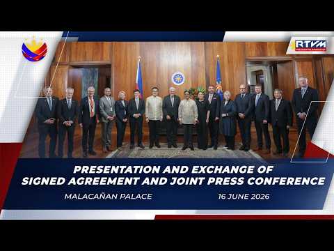 Presentation and Exchange of Signed Agreement and Joint Press Conference 6/16/2026