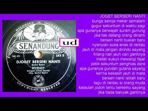 Effendy - Joget Berseri Nanti (Saiful Bahri)