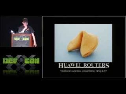 DEF CON 20 Hacking Redacted Routers FX, Greg