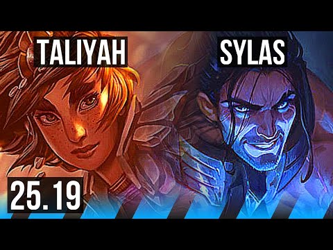 TALIYAH vs SYLAS (MID) | Comeback, 49k DMG | KR Master | 25.19