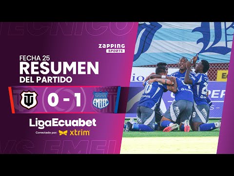 Técnico Universitario 0 - 1 CS Emelec / Fecha 25 / Liga Ecuabet conectada por Xtrim
