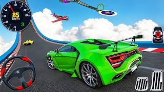 Superhero Car Mega Ramp Driving Tracks - Impossible GT Car Stunts Racing 3D - Android GamePlay #4