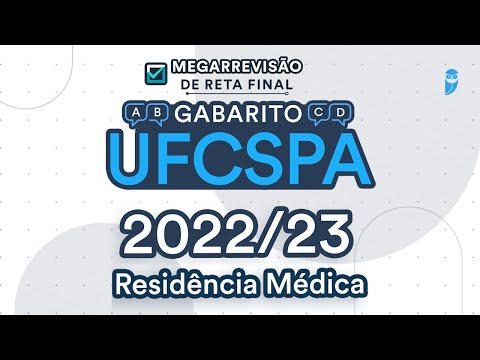Gabarito UFCSPA Residência Médica 2023 - Correção de Prova Ao Vivo