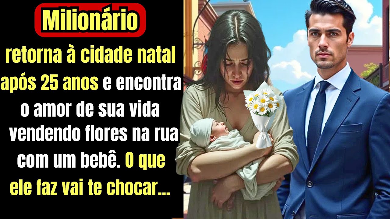 Milionário retorna à cidade natal após 25 anos e encontra o amor de sua vida vendendo flores na...