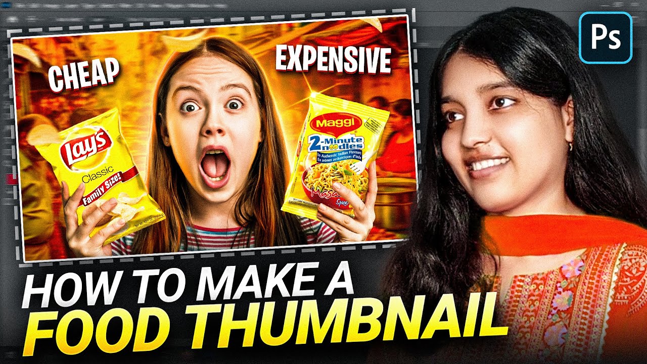 Thumbnail Kaise Bnaayein | How to Make Food Thumbnail