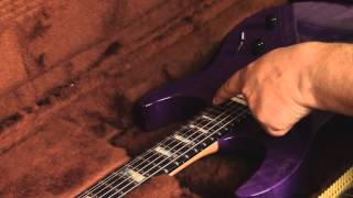 Carvin DC600 purple USA custom shop swamp  ash guitar review and tone report