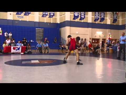 Freestyle 96kg - Derrick Borlie DEC Scott Schiller 2-2, 2-0, 3-1