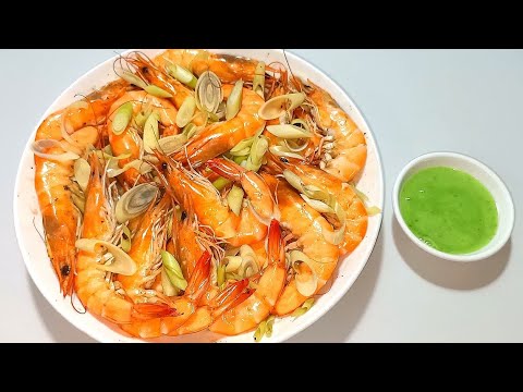 Tôm hấp sả